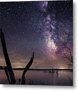 Milky Way Tree Metal Print