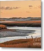 Mill Creek Marsh In Sandwich Metal Print