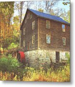 Millbrook Grist Mill Metal Print