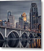 Minneapolis Metal Print