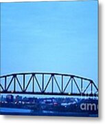 Missouri River At Dusk Metal Print