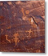 Moab Petroglyph Metal Print