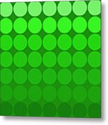 Mod Pop  Circles Green Tones Metal Print