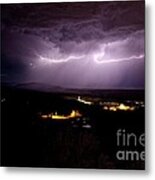 Monsoon Horizontal Lightning Metal Print