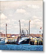 Montauk Harbor Metal Print