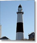 Montauk Lighthouse As Seen From The Beach Metal Print