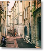 Montpellier - France - Street In The Afternoon Metal Print