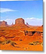 Monument Valley - Panorama Metal Print