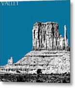 Monument Valley - Steel Metal Print