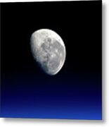 Moon From The International Space Station Metal Print