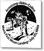 Moon Landing Metal Print