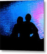 Moonlight Romance Metal Print