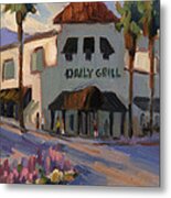 Morning At The Daily Grill Metal Print