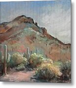 Morning At Usery Mountain Park Metal Print