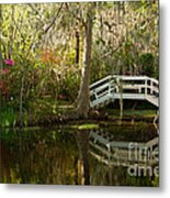 Morning Light Over The White Bridge Metal Print