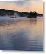 Morning Smoke Metal Print