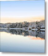 Morning Snowfall Metal Print