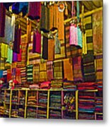 Moroccan Textiles Metal Print