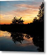 Mosquito Creek Sunset Metal Print