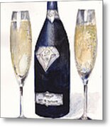 Most Expensive Champagne In The World Metal Print