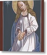 Mother Of God Waiting In Adoration 248 Metal Print
