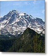 Mount Rainier Panorama Metal Print