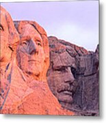 Mount Rushmore, South Dakota, Usa Metal Print