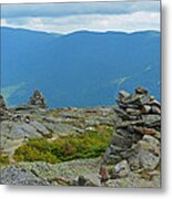 Mount Washington Rock Cairns Metal Print
