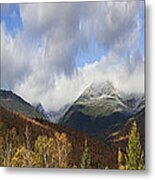 Mount Washington With Autumn Snow Metal Print