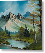 Mountain Retreat Metal Print