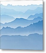 Mountain Landscape, Saentis, Appenzell Metal Print