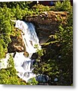 Mountain Waterfall Metal Print