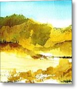 Mountan Desert Metal Print