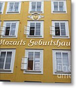 Mozarts Birthplace Third Floor Metal Print