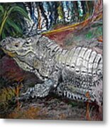 Mr.alligator Metal Print