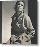 Mrs. Robert L. Stevens As Greta Garbo Metal Print