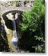 Mt. Rainier Waterfalls Metal Print