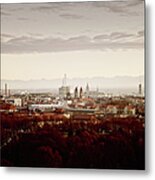 Munich Skyline Metal Print