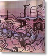 Music Out Of The Box Metal Print