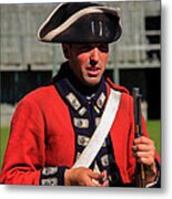 Musket At The Ready Metal Print