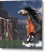 Mustang Canyon Metal Print