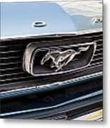Mustang Grille Metal Print