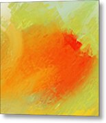 My Little Gold Fish - Abstract Metal Print