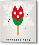 My Nintendo Ice Pop - Piranha Plant Metal Print