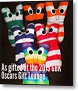 My #sock #aliens Are In #beverleyhills Metal Print