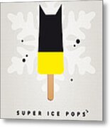 My Superhero Ice Pop - Batman Metal Print