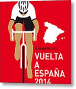 My Vuelta A Espana Minimal Poster 2014 Metal Print