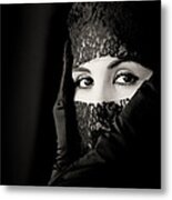 Mystery That Is Woman Metal Print