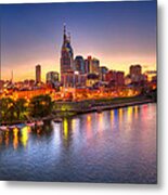 Nashville Skyline Metal Print