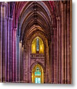 National Cathedral Aisle Metal Print
